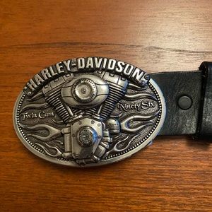 Harley Davidson Belt and Buckle